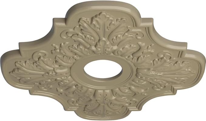 Ekena Millwork CM17PEGDFDecorative Ceiling Medallions Modeled After Original Historical Patterns & Designs, Gobi Desert