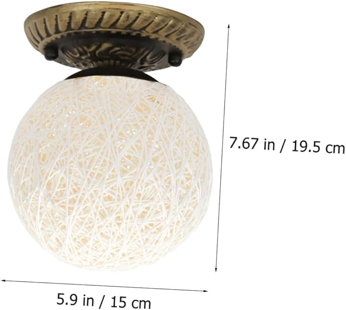 Veemoon Modern Minimalist LED Ceiling Light Warm White Decorative Corridor Lamp Versatile Wall Ceiling Fixture for Bedroom Hallway Ambient Lighting