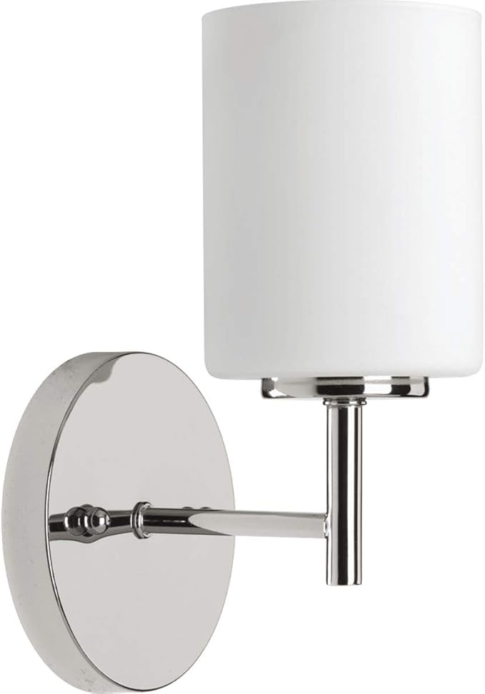 Progress Lighting P2131-104 Replay Bath & Vanity, 1-Light, Polished Nickel