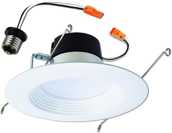 HALO LT 5 in / 6 in 6-Pack Indoor/Outdoor Recessed LED Retrofit Trim Can Lights 3CCT Selectable 3000K/4000K/5000K 600 Lumens Dimmable ENERGY STAR Certified