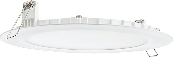 Juno LED Recessed Lights 6 Inch Round Wafer Downlight, 5-in-1 Switchable White Color Temperature, 120 Volts, 6-Inch Ultra-Thin Flat Trim, Matte White (WF6 SWW5 90CRI MW M6)