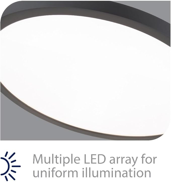 WAC Lighting, Round 11in LED Energy Star Flush Mount 3000K in White