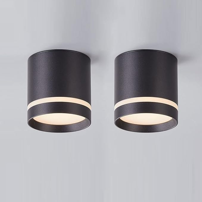 Minimalist Ceiling Downlight Cylinder LED Ceiling Light Aluminum Anti-Glare Ceiling Light Fixture Indoor Mini Ceiling Lamp for Corridor Living Room Bedroom