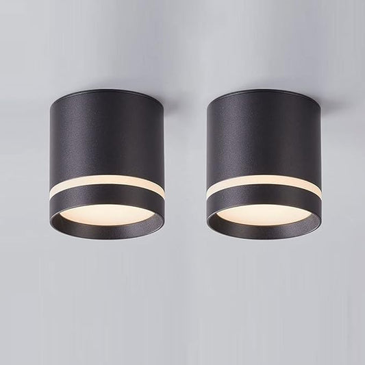 Minimalist Ceiling Downlight Cylinder LED Ceiling Light Aluminum Anti-Glare Ceiling Light Fixture Indoor Mini Ceiling Lamp for Corridor Living Room Bedroom