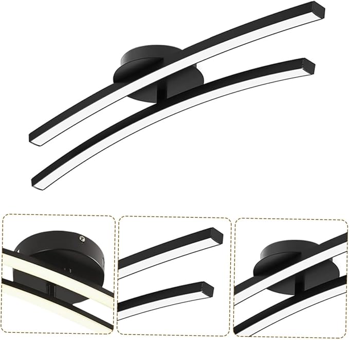 LALAFINA Modern Minimalist Ceiling Lamp Fixture for Living Room Bedroom and Hallway and Warm Light Stylish Home Decor and Energy Efficient Lighting