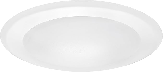 Maxxima 7.5 in. LED Flush Mount Ceiling Light Fixture, 1200 Lumens, 5 CCT 2700K/3000K/3500K/4000K/5000K, Round Disk Light, Dimmable, Recessed Can or J-Box Install