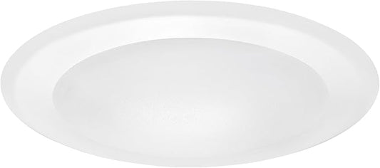 Maxxima 7.5 in. LED Flush Mount Ceiling Light Fixture, 1200 Lumens, 5 CCT 2700K/3000K/3500K/4000K/5000K, Round Disk Light, Dimmable, Recessed Can or J-Box Install
