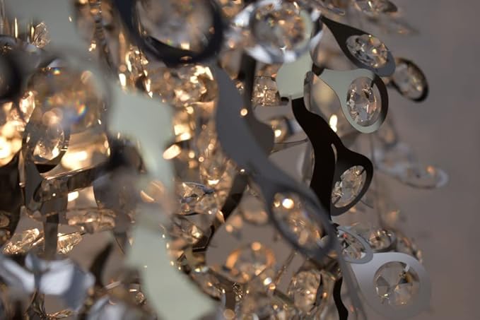 Maxim Comet-Seven Light Flush Mount in Crystal style-25 Inches Wide by 19.5 inches high