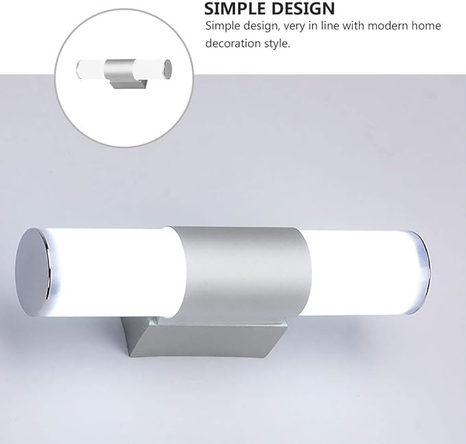 Modern Led Wall Light with High-Transmittance Shade Simple Design Home Lamp for Garden and Indoor Use Body Easy to Install