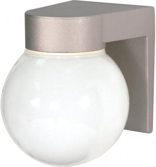 Nuvo Lighting SF77/139 Transitional One Light Outdoor Wall Mount in Pwt, Nckl, B/S, Slvr. finish