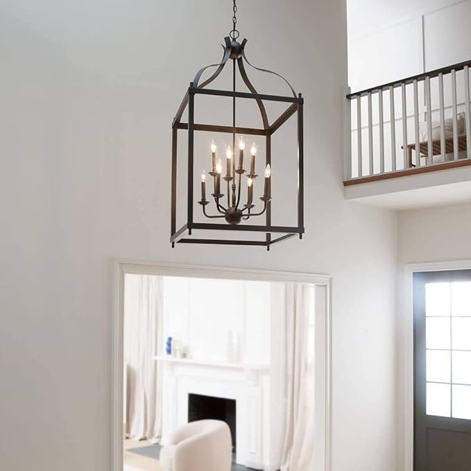 Kichler Larkin 47.75" 8 Light Pendant in Brushed Nickel
