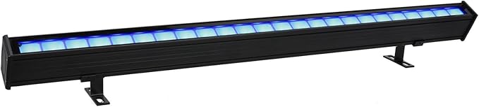 Rockville APP BAR 24 Waterproof LED Wash Light Bar, 36W, RGBWA + White + Amber LEDs, Bluetooth & IR Remote Control, 22 Auto Modes, IP66 Waterproof, Perfect for DJ, Stage, Parties, & Outdoor Use