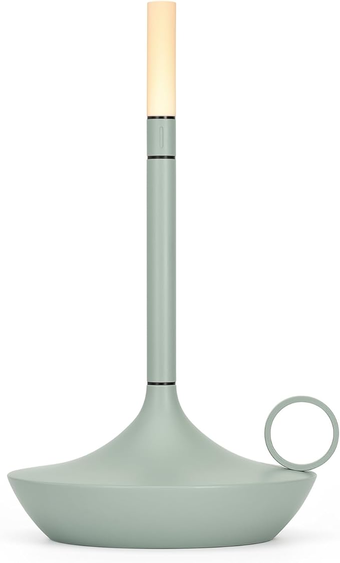 Wick Rechargeable Table Light (Sage Green, Short)