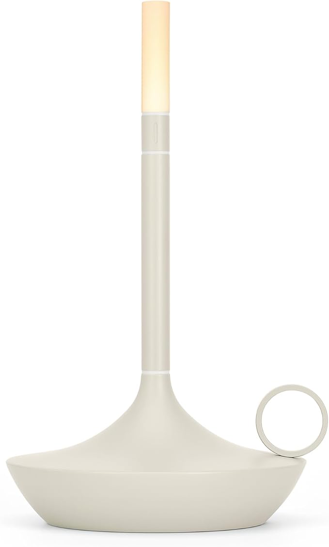 Wick Rechargeable Table Light (Mist Gray, Short)