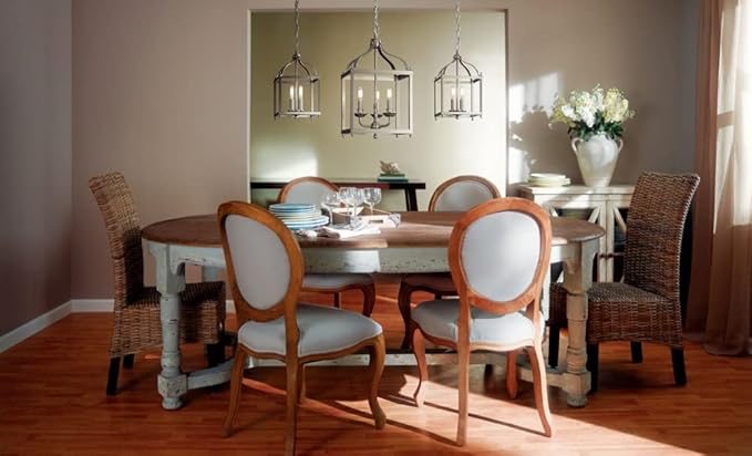 KICHLER Larkin 22.25" 3 Light Pendant in Black