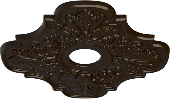 Ekena Millwork CM17PEBZSDecorative Ceiling Medallions Modeled After Original Historical Patterns & Designs, Bronze