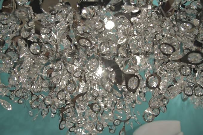 Maxim Comet-Seven Light Flush Mount in Crystal style-25 Inches Wide by 19.5 inches high