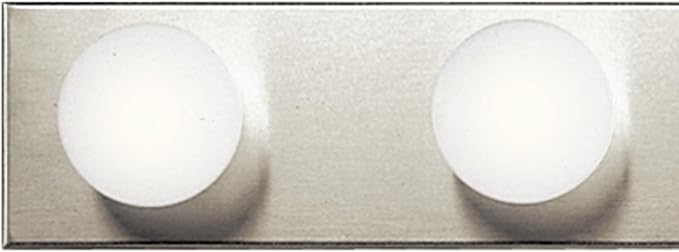 Kichler Linear Bathroom Vanity Light Fixture 48” in Brushed Nickel, Modern 4-Light Design, 628NI