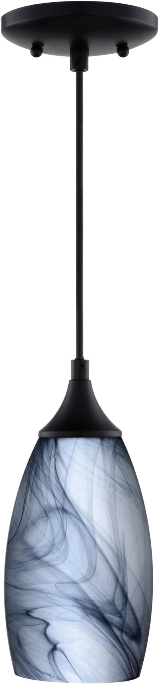 VAXCEL Milano Bronze Mini Pendant Ceiling Light Gray White Glass