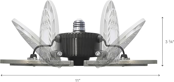 FarPoint LED Swivel Garage/Ceiling Light - 6000 Lumens, Model# FLFB6004