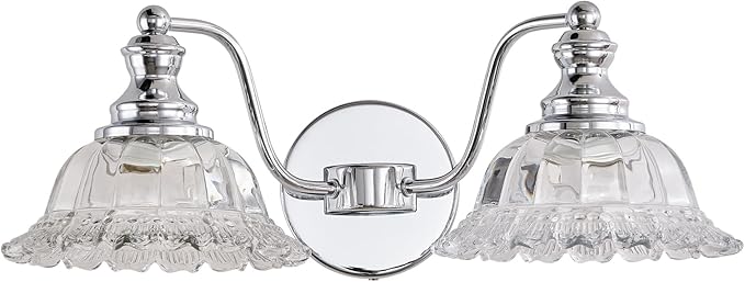 XIEDUN Chrome Vanity Light Chrome Bathroom Lights Vanity Lights for Bathroom Light Fixtures