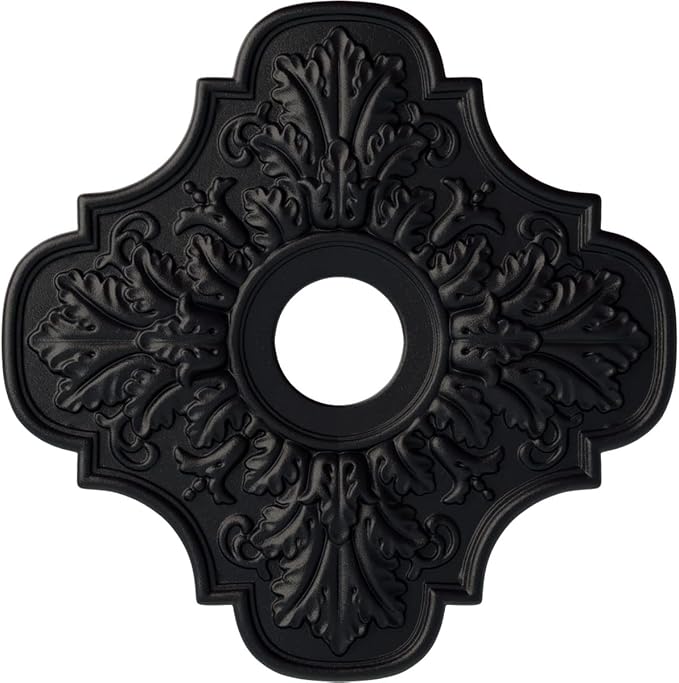 Ekena Millwork CM17PESGSDecorative Ceiling Medallions Modeled After Original Historical Patterns & Designs, Steel Gray