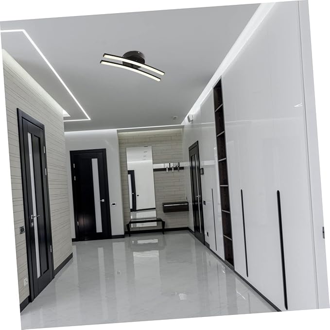 Modern Minimalist Ceiling Light Fixture Eye-Protecting Hanging Lamp for Bedroom Living Room Hotel Easy Assembly Gentle Brightness Low Energy Consumption Warm Light