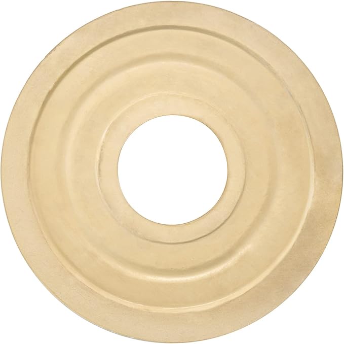 EIFHYT White PU Ceiling Medallions for Light Fixtures and Ceiling Fans, 12-2/8"OD x 4" ID x 1" P (Fits Canopies up to 7")