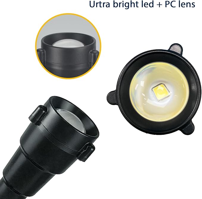 Solar Flag Pole Light, Flagpole Light Solar Powered, Super Bright PC Crystal LED Spotlight, Adjustable Bracket & Metal Clamp Fits 1-1.5" Flagpole, Up to 8-12 Hrs, Black