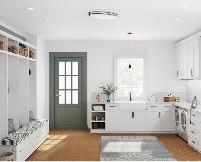 Progress Lighting P5078-20 1-Light Stem-Hung Mini-Pendant with White Etched Glass, Antique Bronze