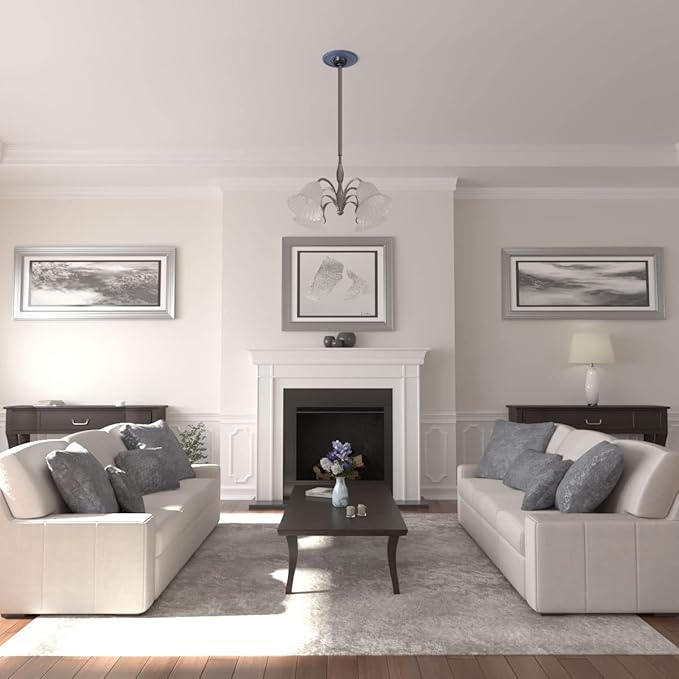 Ekena Millwork CM12BRAMF 12 1/2"OD x 3 7/8"ID x 3/4"P Bradford Ceiling Medallion, Americana