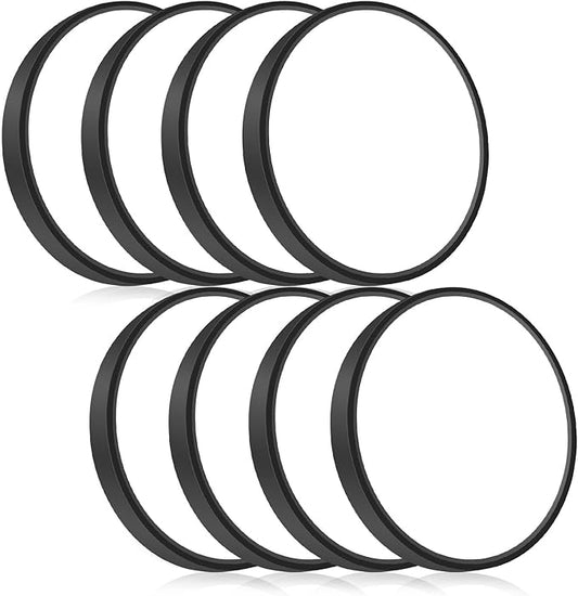 hepside 8Pack 12Inch LED Flush Mount Ceiling Light Fixture 5CCT 24W 2800LM Closet Light Fixture,Small Round Slim Surface Ceiling Lamp for Hallway,Bathroom,Bedroom,Kitchen,Interior