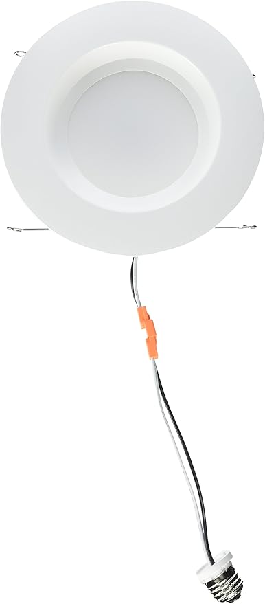 Sylvania 73394 Soft White 2700K 10W Ultra RT5/6 BR30 65W LED Recessed Downlight Kit with Medium Base for 5" and 6"