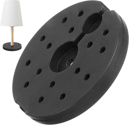 STOBAZA Weighted Desk Lamp Base Replacement 7.48X7.48X0.78In Stable Floor Lamp Loader Stand Heavy Duty Base Accessory for Home Office Living Room