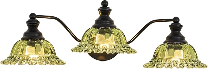 XIEDUN Green 3 Light Vanity Light Bathroom Light Modern Bathroom Light Fixtures
