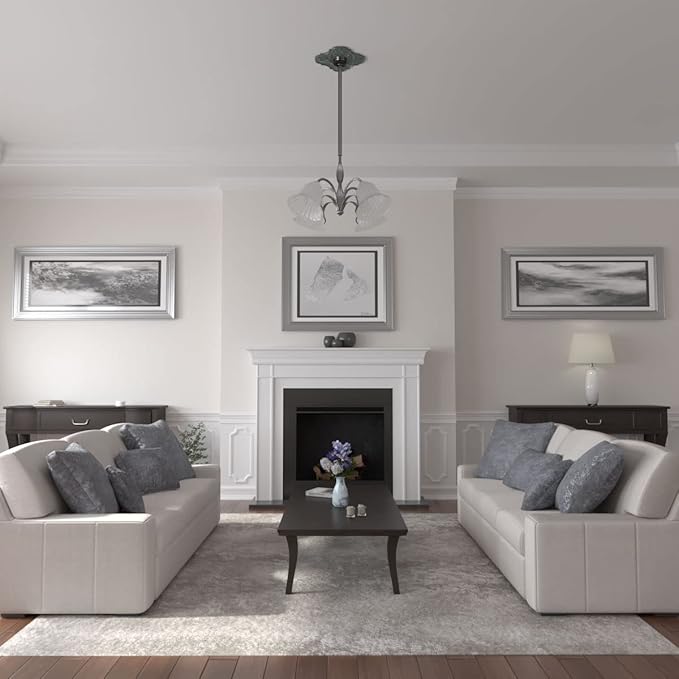 Ekena Millwork CM17PECBFDecorative Ceiling Medallions Modeled After Original Historical Patterns & Designs, Cloud Burst