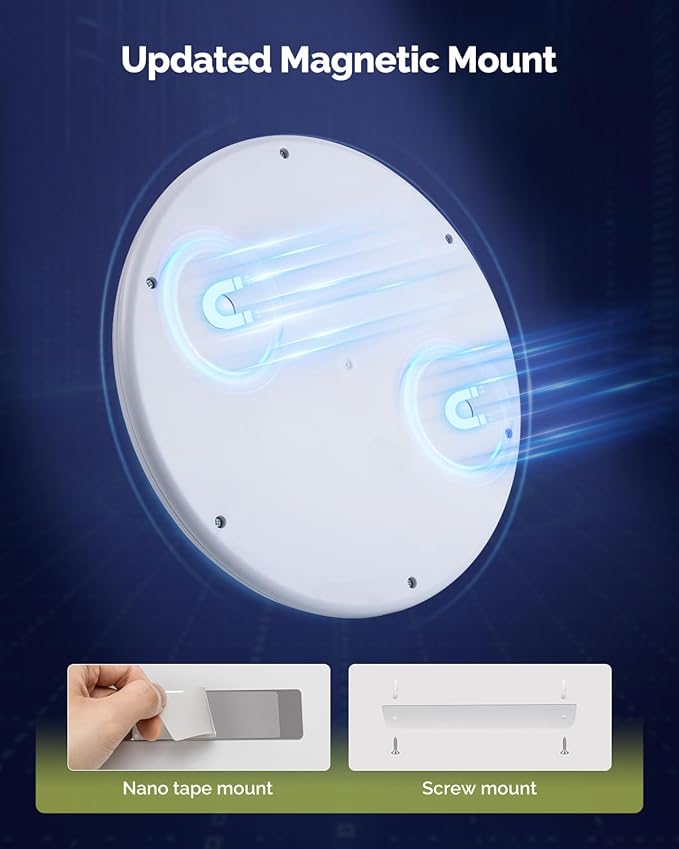 2PCs Battery Powered Ceiling Light with Remote, 7.48" Rechargeable Shower Light Waterproof, Wireless Motion Sensor Ceiling Lights Indoor 3000K/4500K/6500K Dimmable for Bathroom Closet