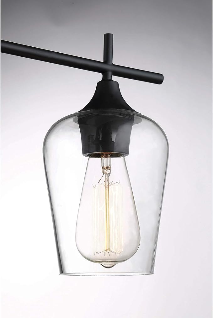 Savoy House 8-4030-3-13 Octave Bohemian Clear Glass Bathroom Vanity Wall Light, 3-Light 180 Total Watts, 10" H x 21" W, English Bronze