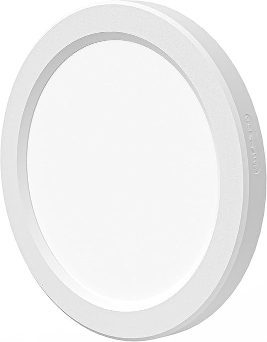 7 inch Round Dimmable LED Flush Mount Ceiling Light 0.63" Ultra-Thin 5000K Daylight White 12W Ceiling Light for Kitchen Bedroom Living Room Hallway Bathroom ETL Certified 1-Pack