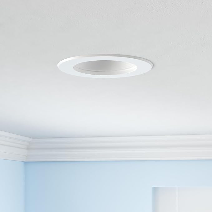 Sunco 12 Pack Retrofit LED Recessed Lighting 6 Inch, Downlight Can Lights for Ceiling, Baffle Trim, 965 LM, 13W (120W Equivalent), 5000K Daylight, Dimmable, Damp Rated UL