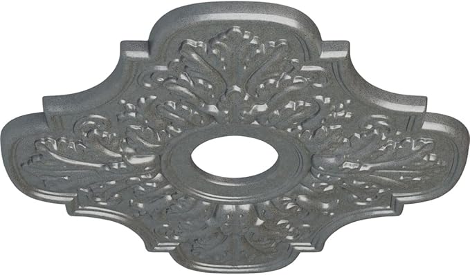 Ekena Millwork CM17PEPLSDecorative Ceiling Medallions Modeled After Original Historical Patterns & Designs, Platinum