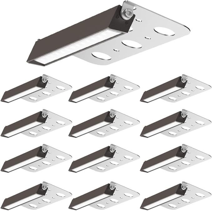 JESLED 12Pack 7inch LED Retaining Wall Lights, 5W Landscape Lighting, LED Hardscape Lighting,12V Paver Lights Low Voltage Hardscape Lights, 5W Outdoor Step Lights, 4000K Nature White, Waterproof