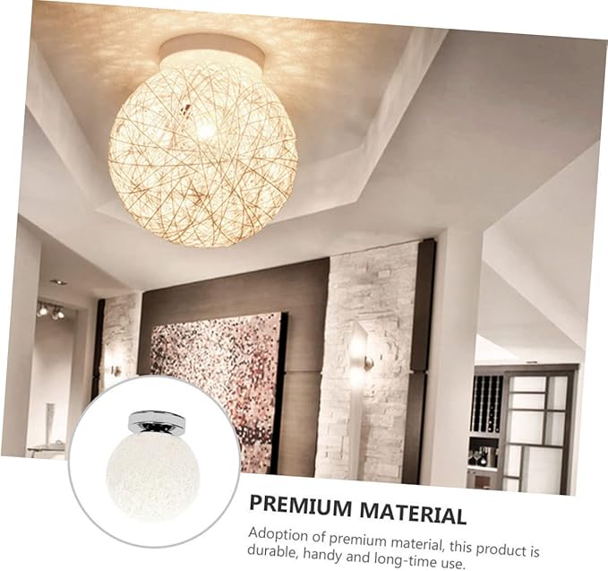 Operitacx 1pc Modern Ceiling Light Simple Design Hanging Lamp for Bedroom Nordic Style Decorative Fixture for Balcony Corridor and Living Spaces Easy to Install