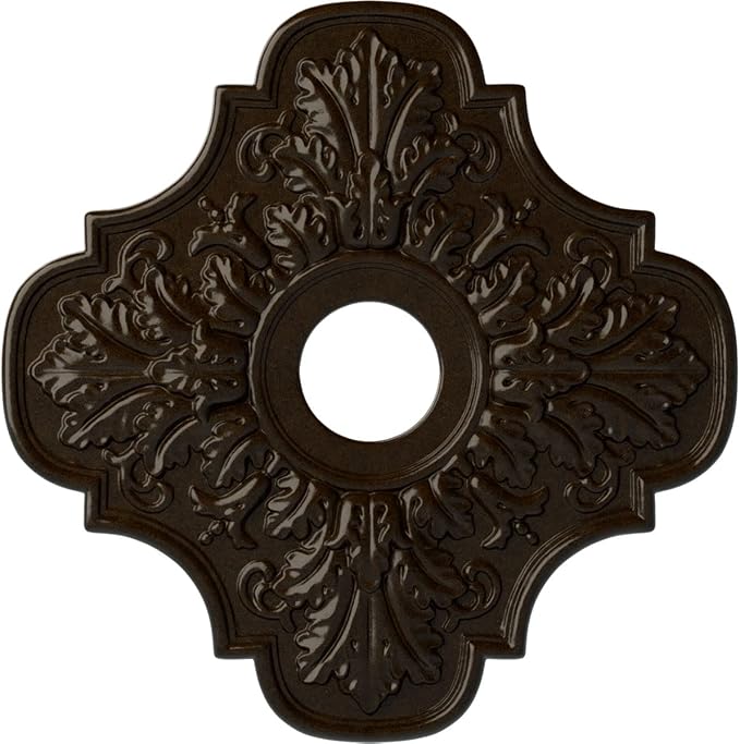 Ekena Millwork CM17PEBZSDecorative Ceiling Medallions Modeled After Original Historical Patterns & Designs, Bronze