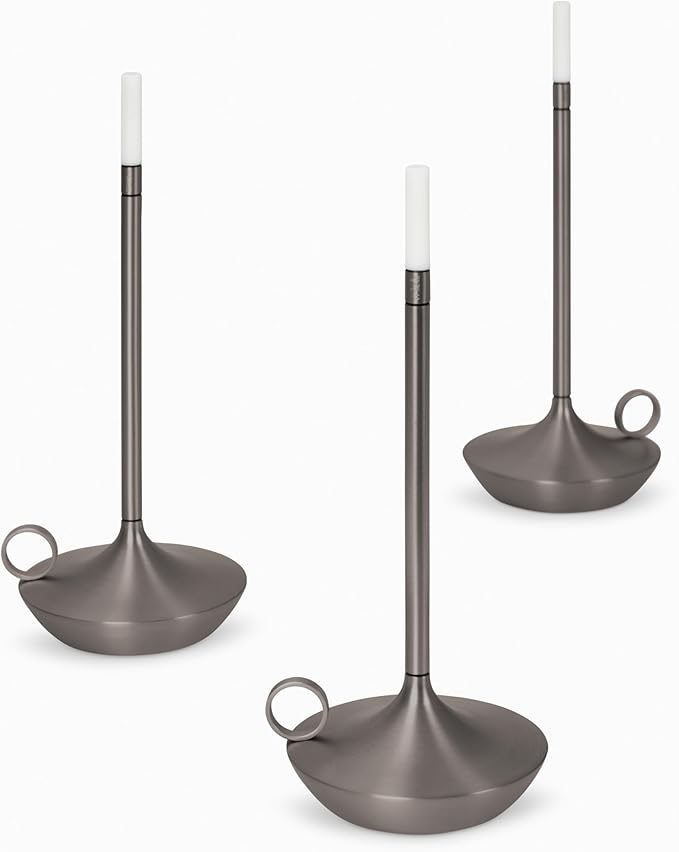 Graypants Wick Portable LED Lamp (Graphite, Classic)