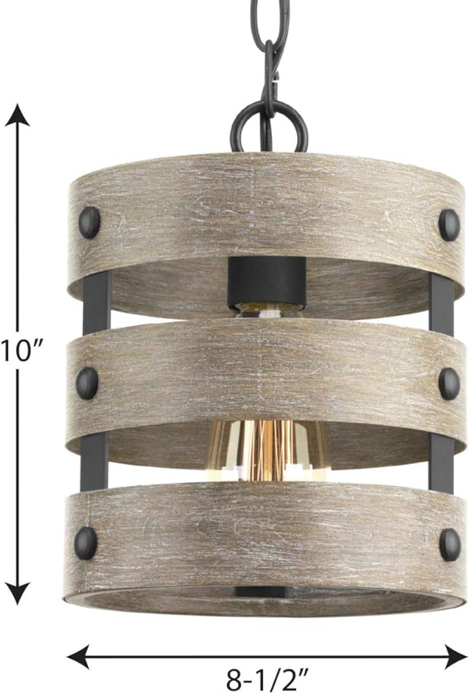 Gulliver Collection 1-Light Coastal Pendant Light Graphite