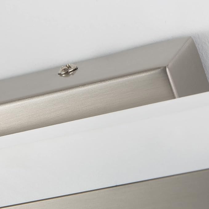 PRESDE 24 Inch LED Bathroom Vanity Light Bar, Modern Brushed Nickel Wall Lighting Fixture Over Mirror