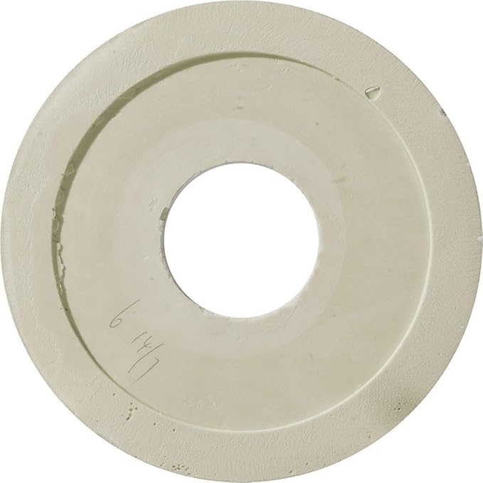 Ekena Millwork CM12BR Bradford Ceiling Medallion, 12 1/2"OD x 3 7/8"ID x 3/4"P (Fits Canopies up to 6 5/8"), Primed