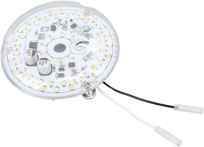 Yoidesu 3.93” Ceiling Fan LED Light Replacement, 18W 2000LM 3 Color Dimmable Magnetic LED Retrofit Kit for Ceiling Fan Pendant Light