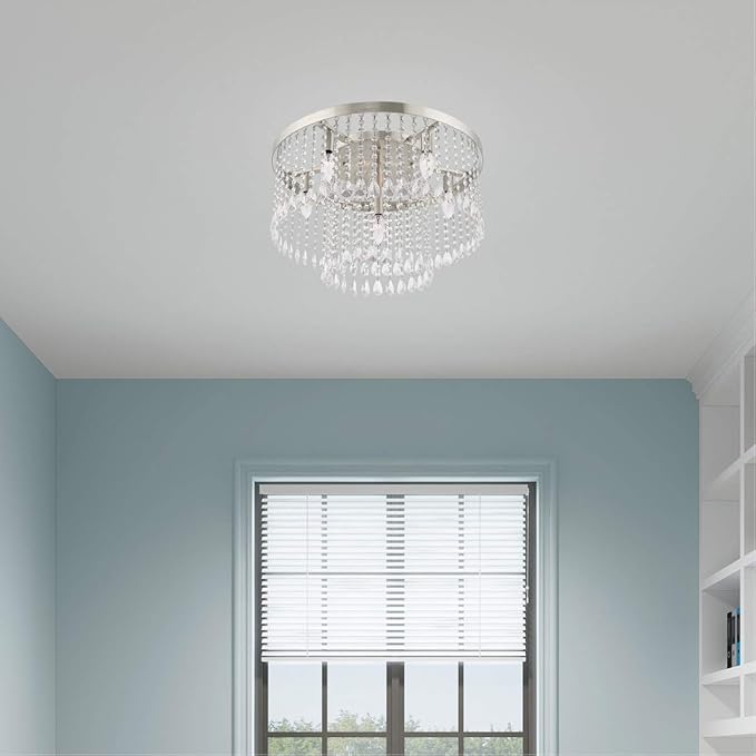 Livex Lighting 6 Lt Brushed Nickel Ceiling Mount